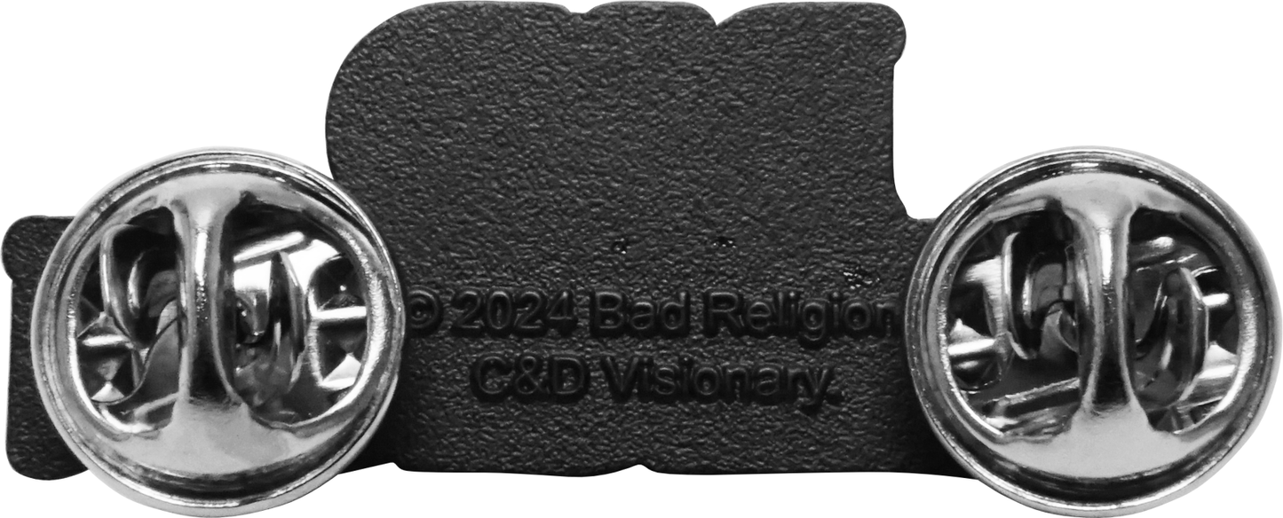 Bad Religion - Enamel Pin - Classic Red And Black Logo