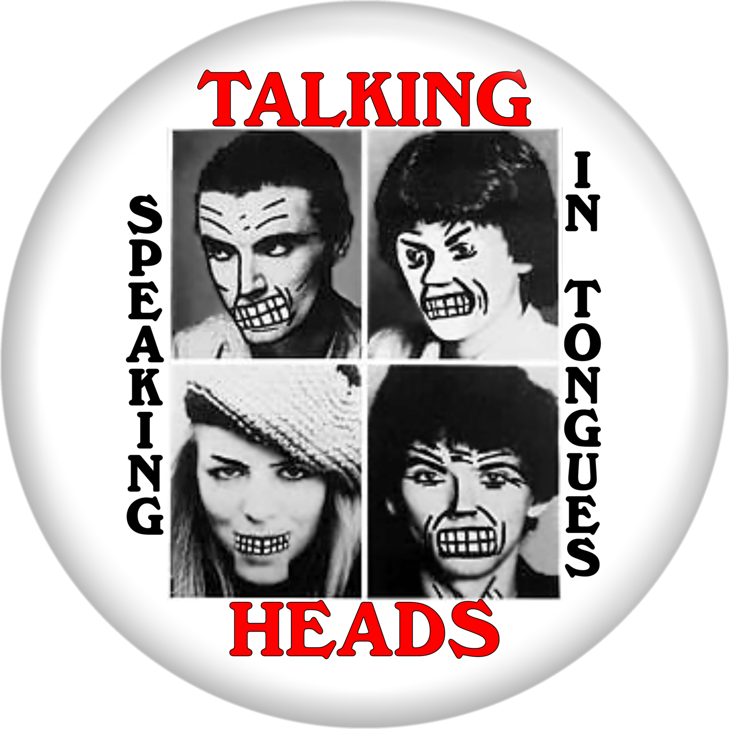 Talking Heads - "... In Tongues" Pin-on Button - 1.5 Inch