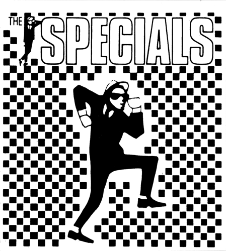 Sticker - Specials, The - Rude Boy On Checkers