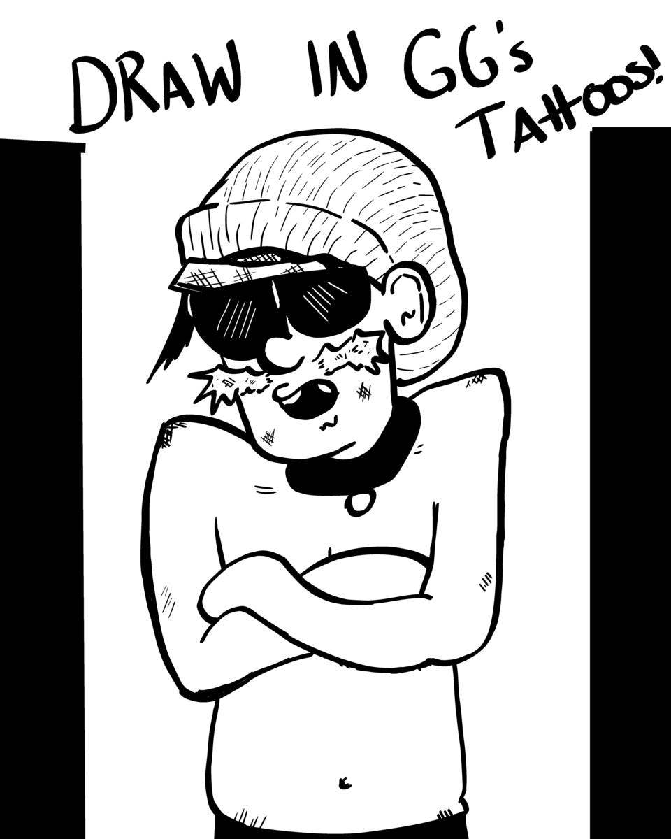 GG Allin Rock & Roll Coloring Book