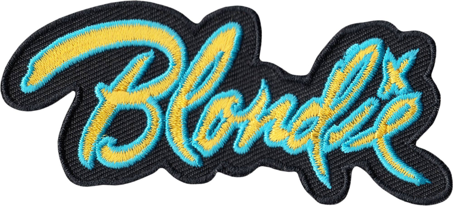 Blondie - Patch - Blue And Yellow Logo