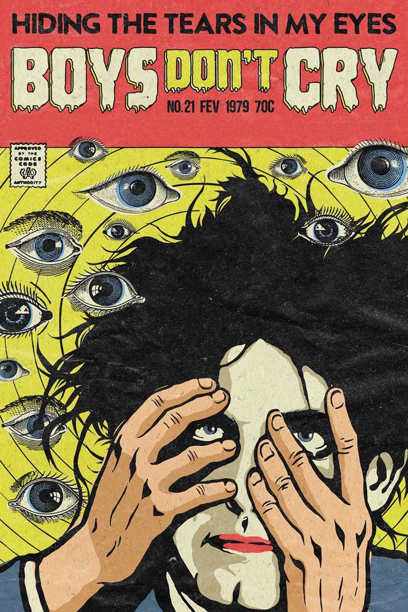 THE CURE (BOYS DONT CRY / COMIC) POSTER
