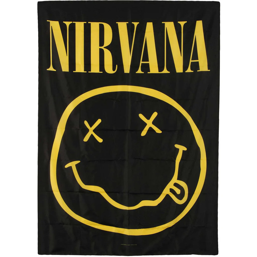Nirvana (Smiley Logo) Flag