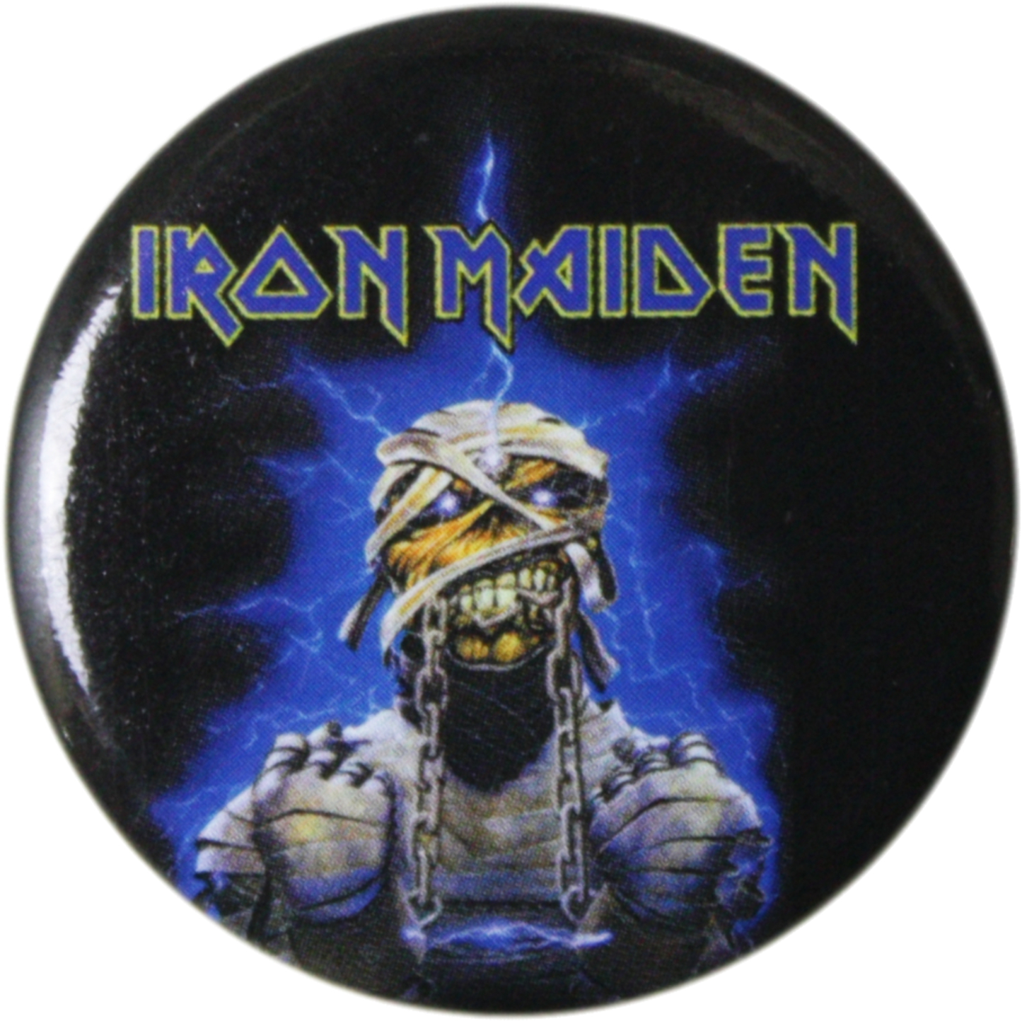 Iron Maiden - Eddie The Mummy Pin-on Button - 1.25 Inch