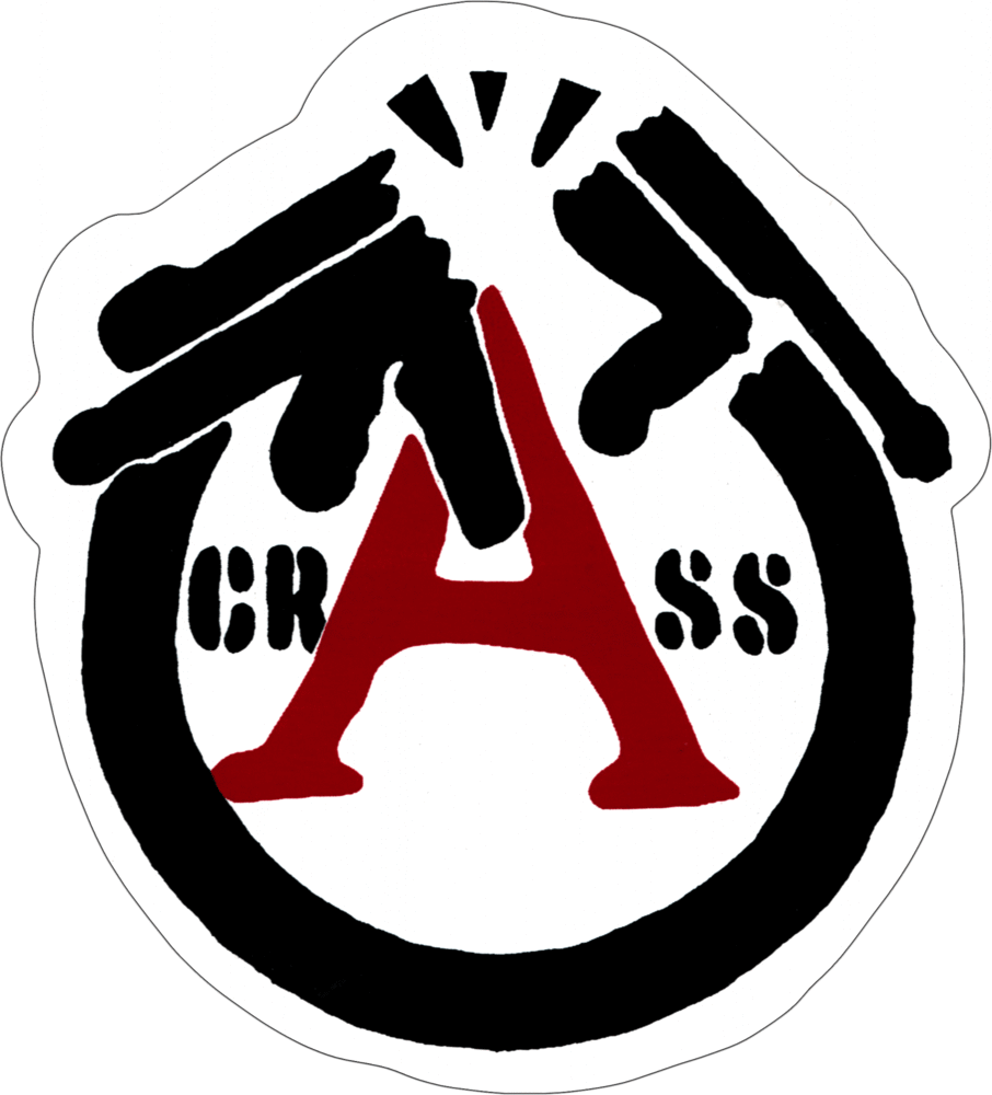 Crass - Anarchy And Peace Logo Sticker