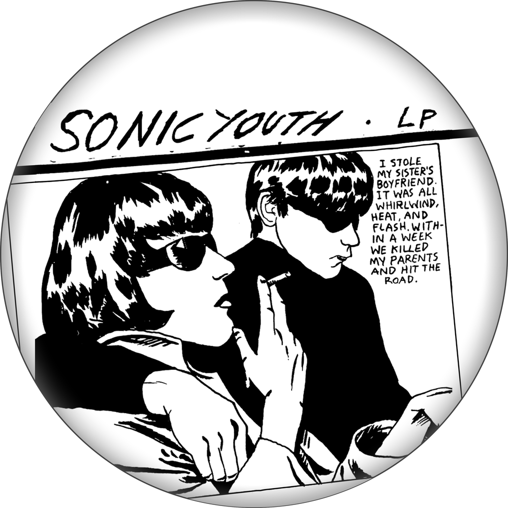 Sonic Youth Pin-on Button - 1.25 Inch