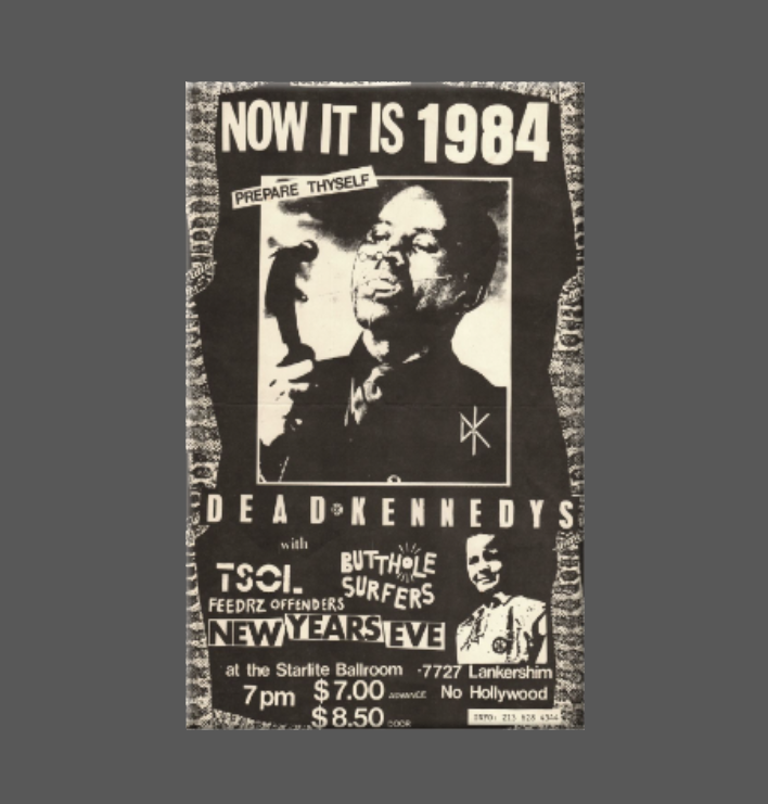 DEAD KENNEDYS, Magnet, Button, Mirror, Now It Is 1984 Poster