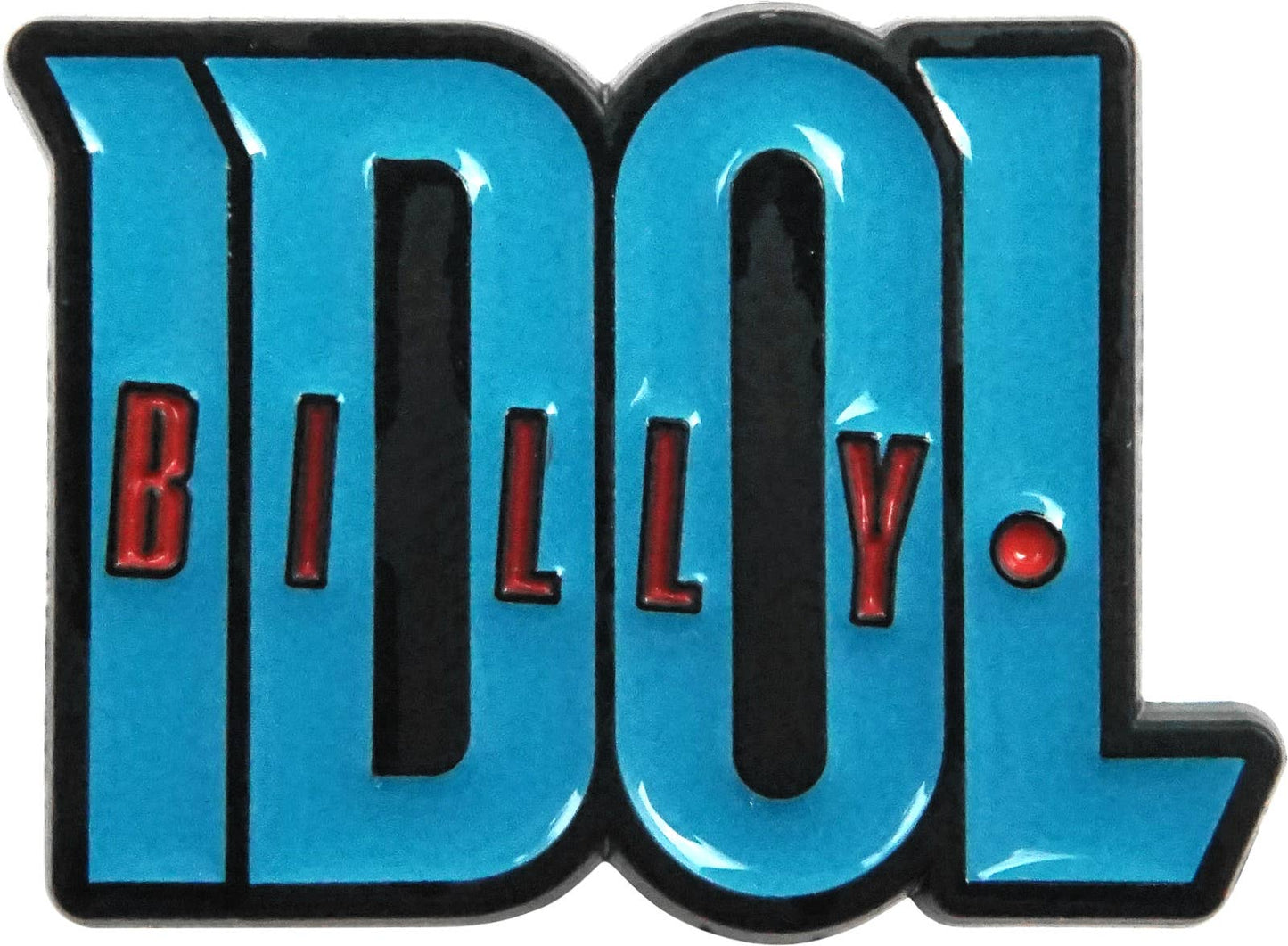 Billy Idol - Red And Blue Logo - Enamel Pin