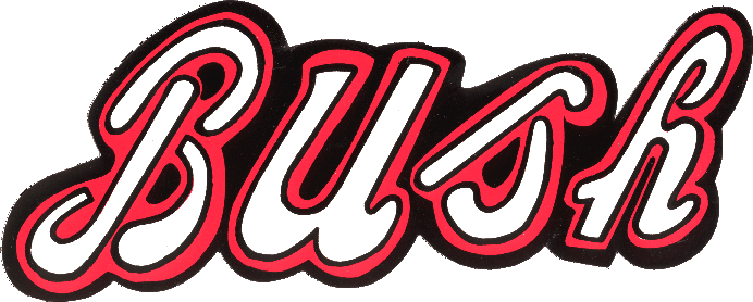 Bush - Red And White Logo - Large Sticker