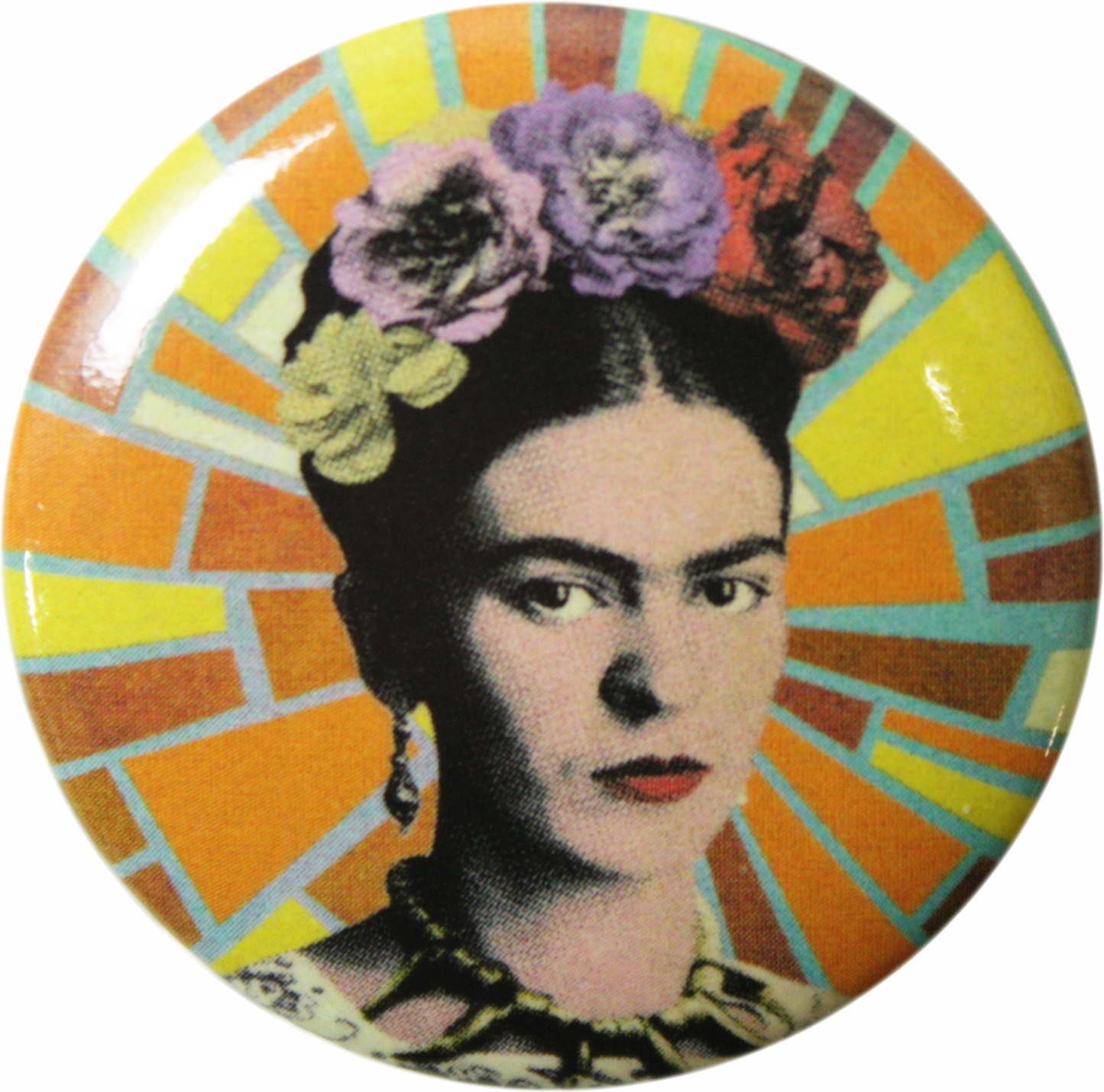 Pin-on Button - 1.25 Inch - Frida Kahlo