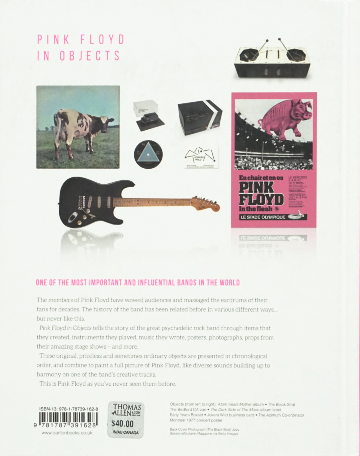 Book - "Pink Floyd In Objects" By Glenn Povey