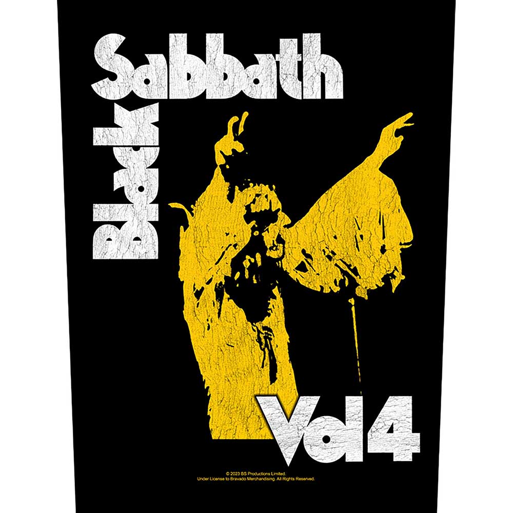 Black Sabbath (Vol. 4) Back Patch