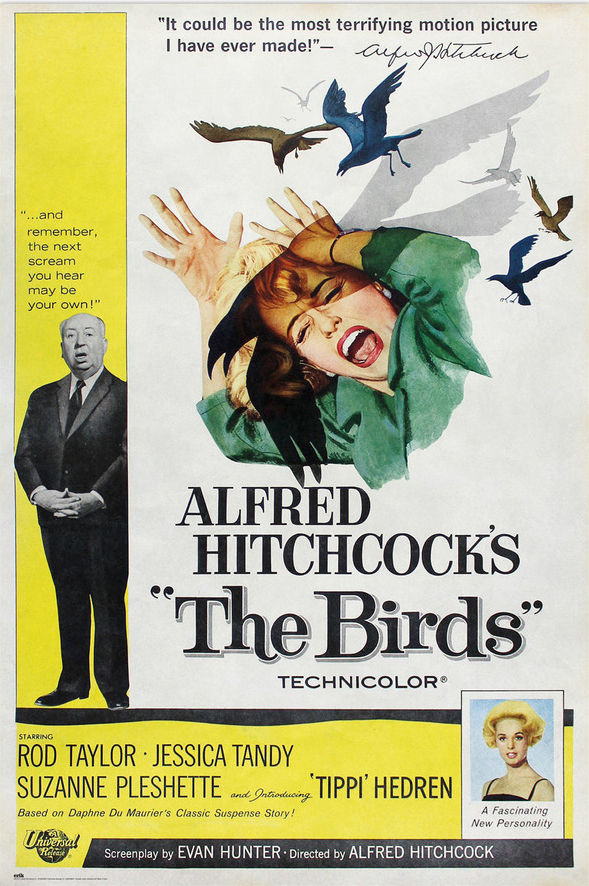 The Birds - Alfred Hitchcock - Large Poster