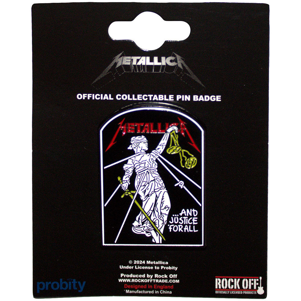 Metallica (And Justice for All) Enamel Pin