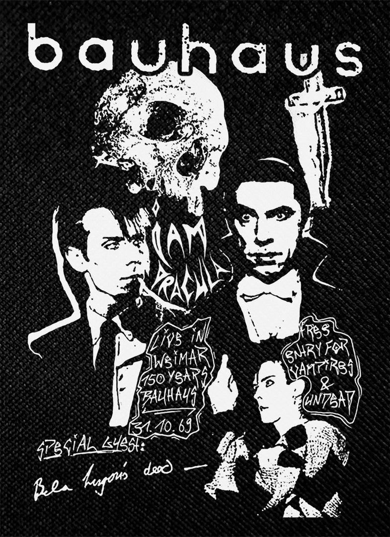 Bauhaus (Bela Lugosi) Printed Patch
