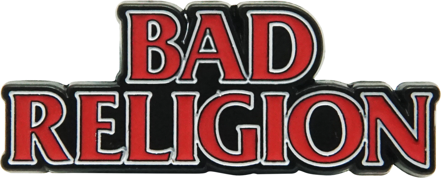 Bad Religion - Enamel Pin - Classic Red And Black Logo
