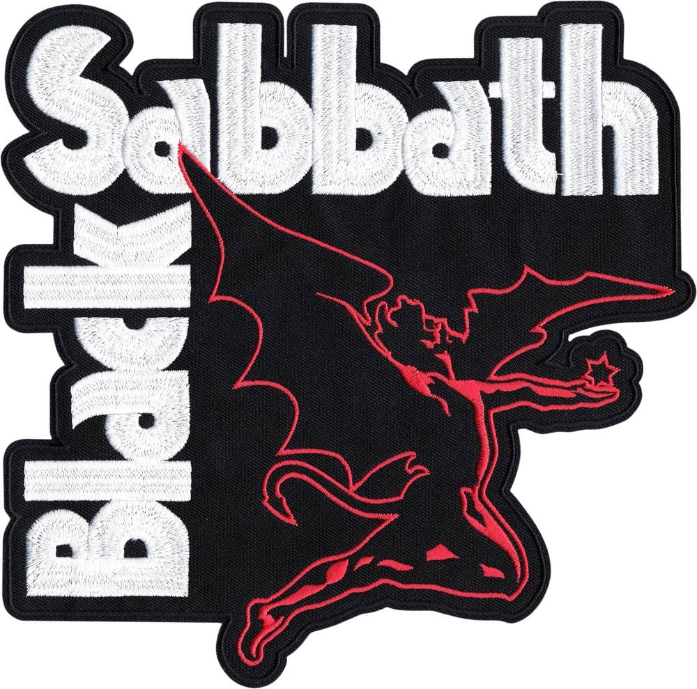 Back Patch - Black Sabbath Extra Large 8" Winged Demon Logo