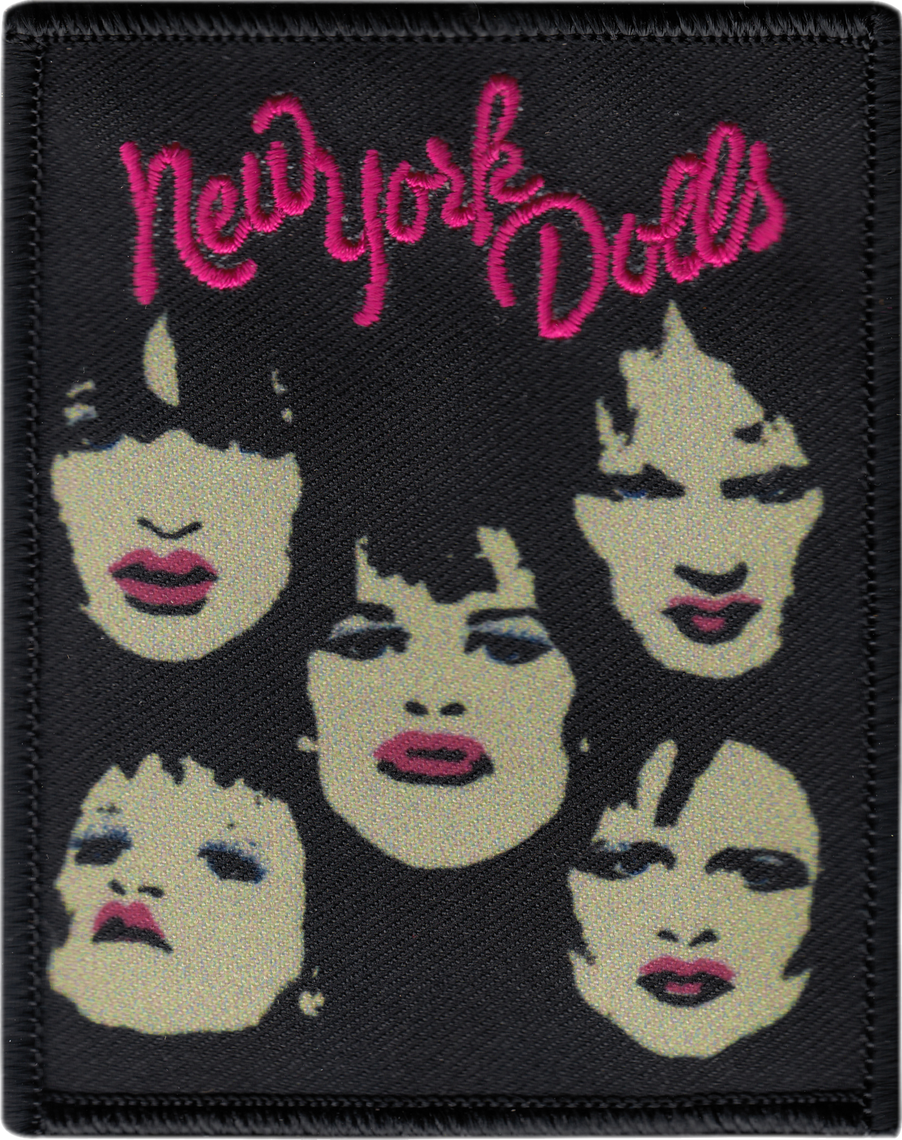 New York Dolls - Faces With Logo Patch