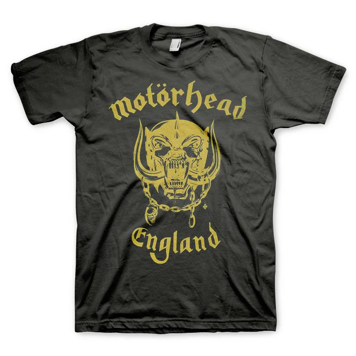 Motorhead (England Gold Logo) T-Shirt