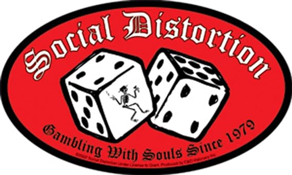 Social Distortion (Dice) Sticker