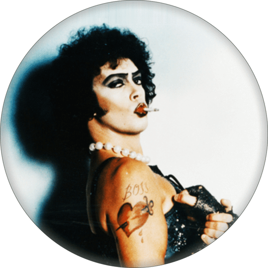 Pin-on Button - 1.25 Inch - Rocky Horror - Dr Frank-N-Furter