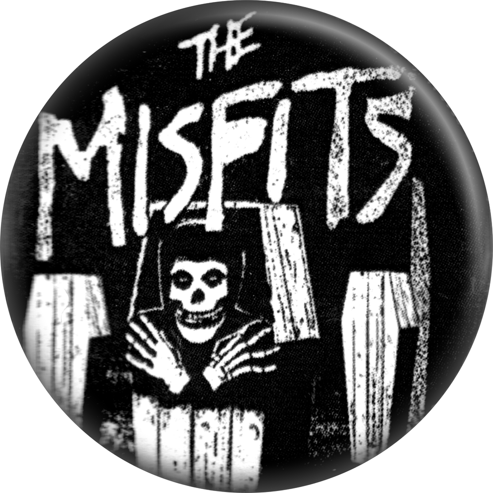 Misfits - Coffins Pin-on Button - 1.25 Inch