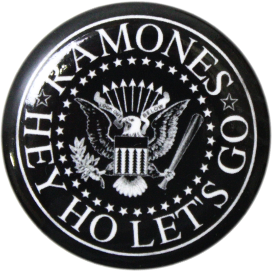 Ramones - Hey Ho Let's Go! Pin-on Button - 1.25 Inch
