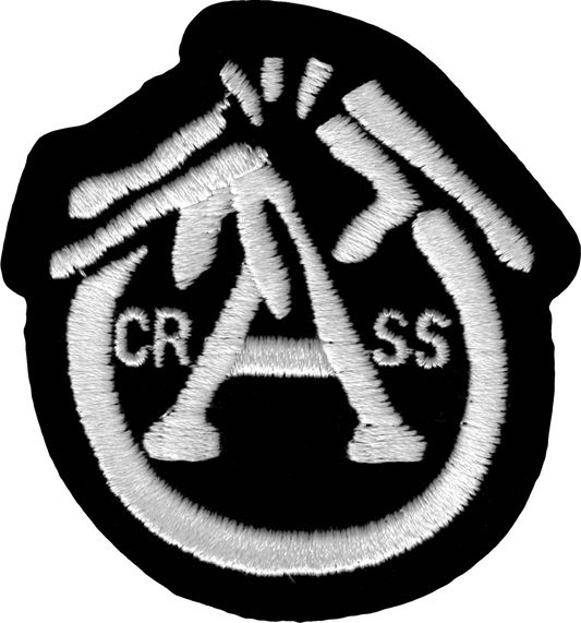 Crass - Anarchy And Peace Logo Patch