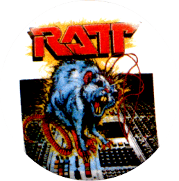 Ratt - Keyboard Pin-on Button - 1.25 Inch