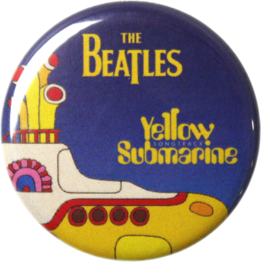 Beatles - Yellow Submarine Pin-on Button - 1.25 Inch