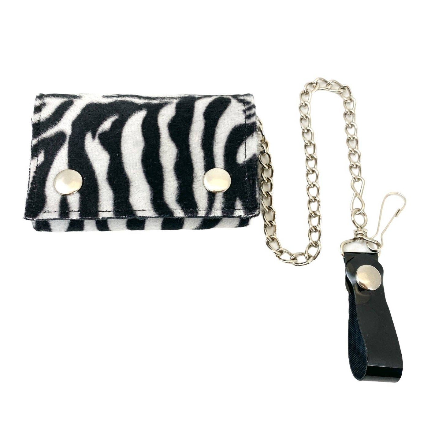 WF-LEO   FUZZY LEOPARD WALLET GEUINE LEATHER INSIDE