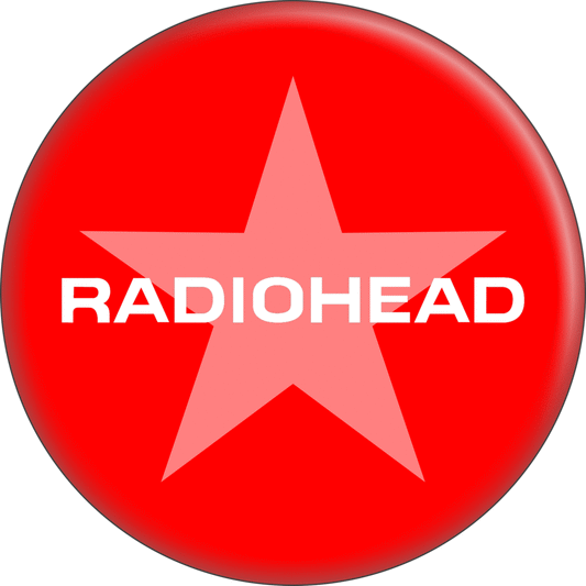 Radiohead - Star Pin-on Button - 1.25 Inch
