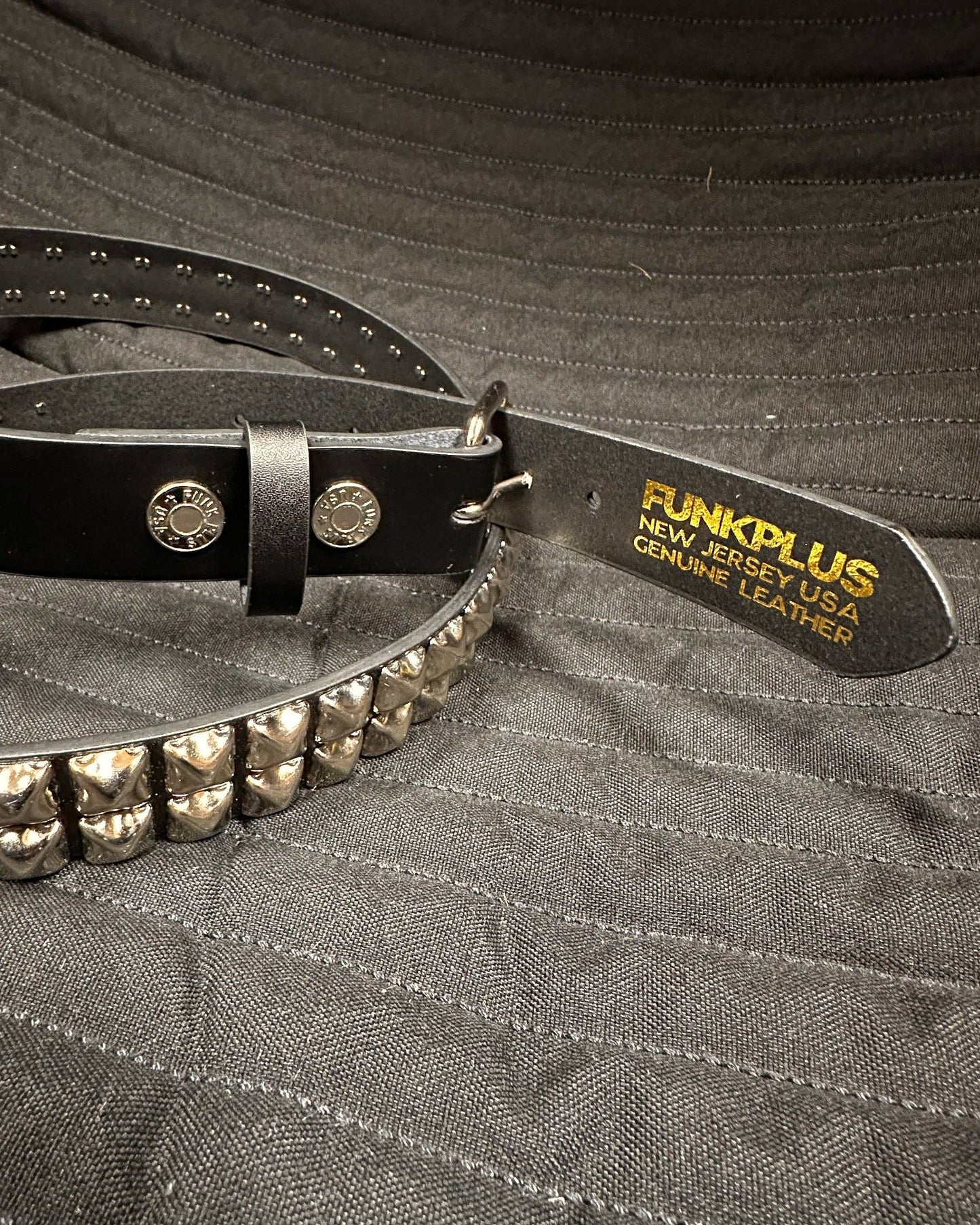 BT117 2 ROW 1/2' PYRAMID STUDS, 1 1/4" WIDE