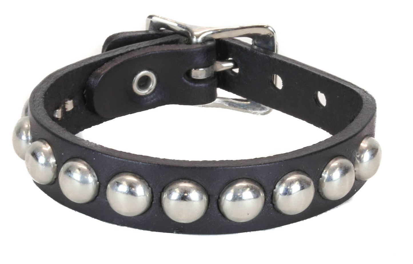 BUCKLE BRACELET WITH ROUND STUDS - BC177