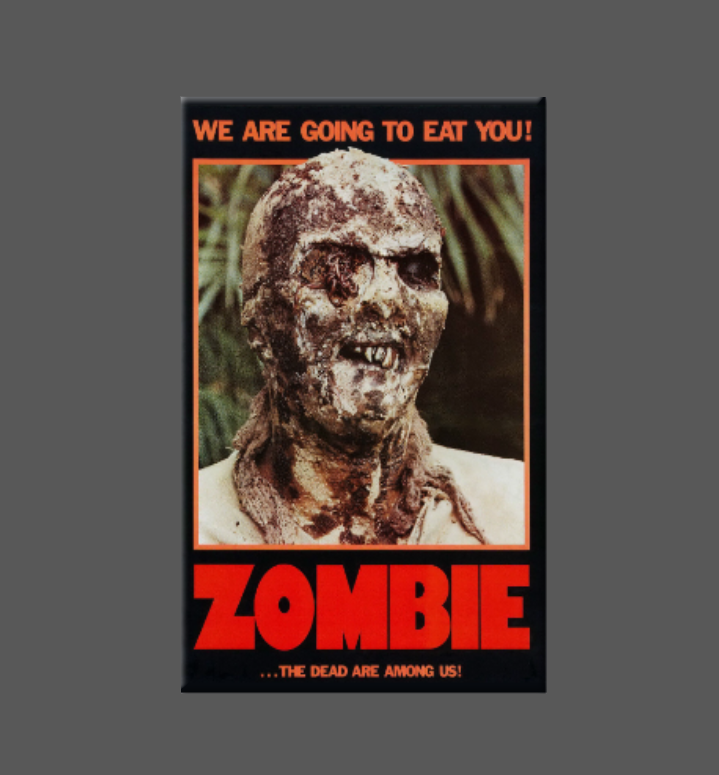 ZOMBIE, Magnet, Button, Mirror, Night of The Living Dead