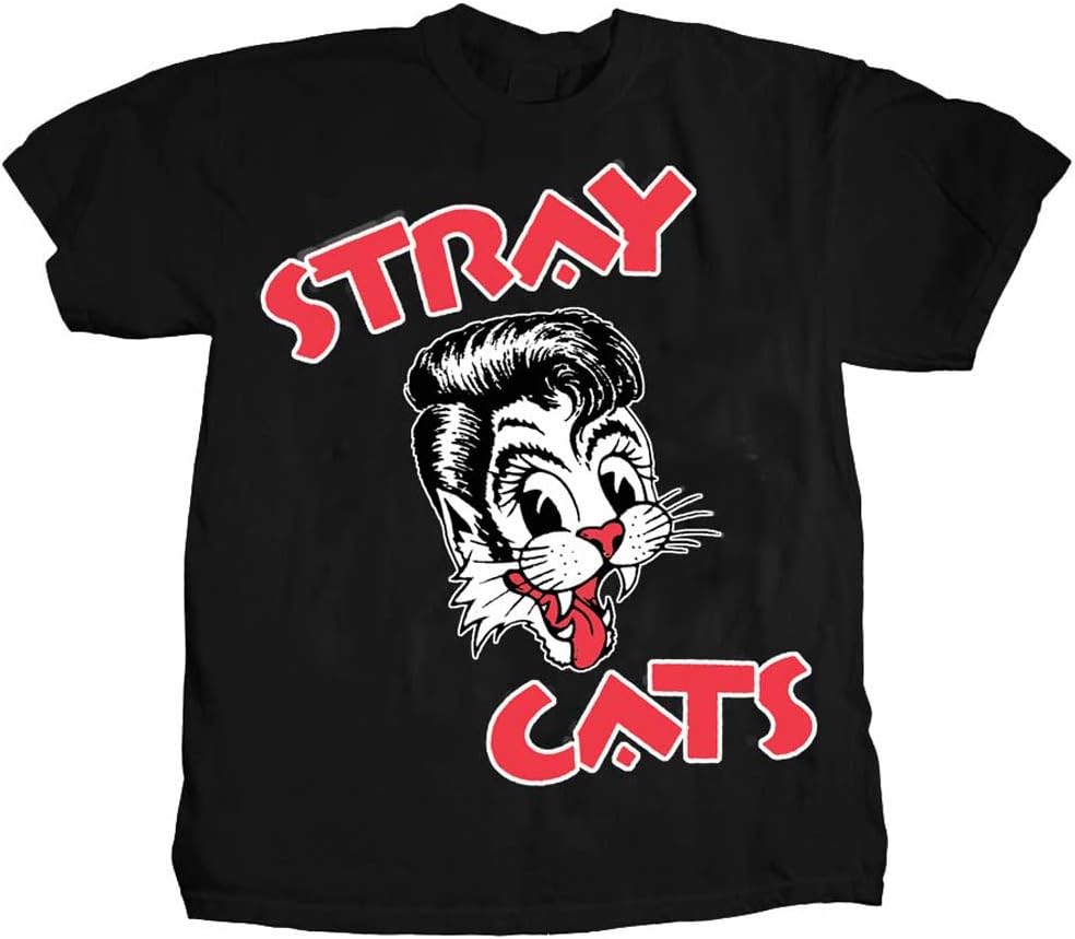 Stray Cats (Cat Head Logo) T-Shirt