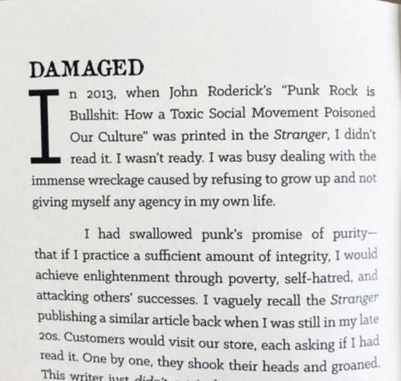 Punk Damage: How The Punk Scene Gave Me Tools & Hope (Zine)