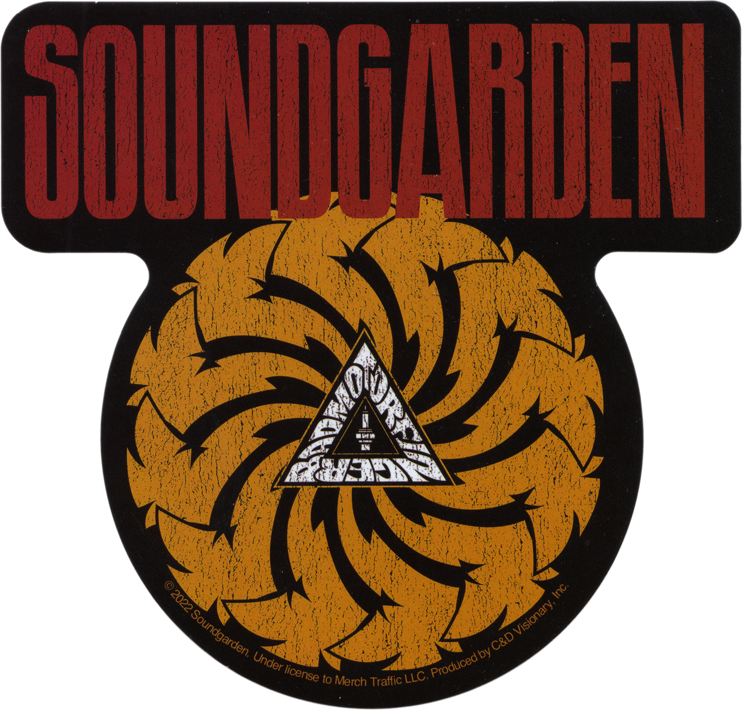 Soundgarden - "Bad Motorfinger" Album Art Logo Sticker