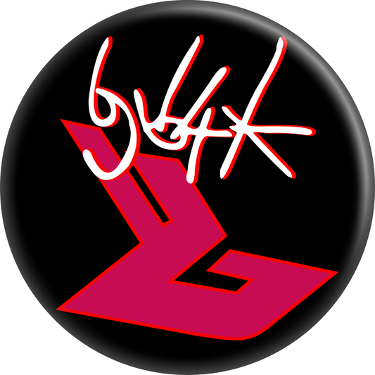 Bjork - Debut Era Logo Pin-on Button - 1.25 Inch
