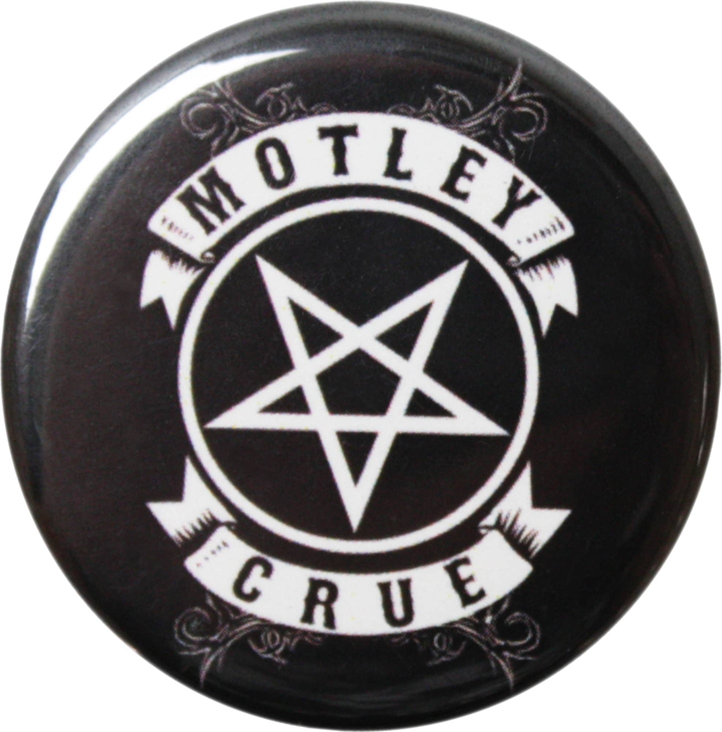 Motley Cure - Pentagram Logo - Pin-on Button - 1.25 Inch
