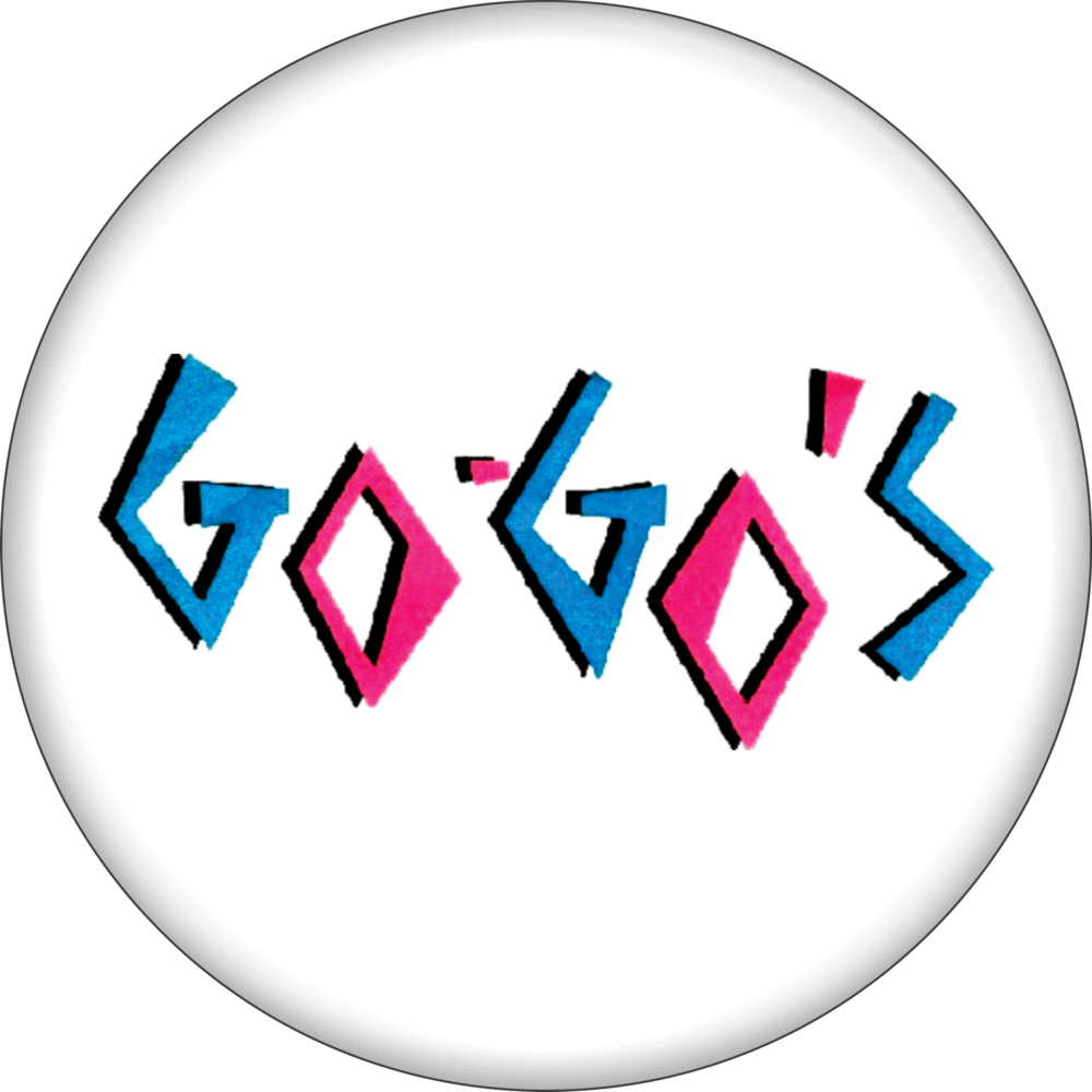 Go-Go's Pin-on Button - 1.5 Inch