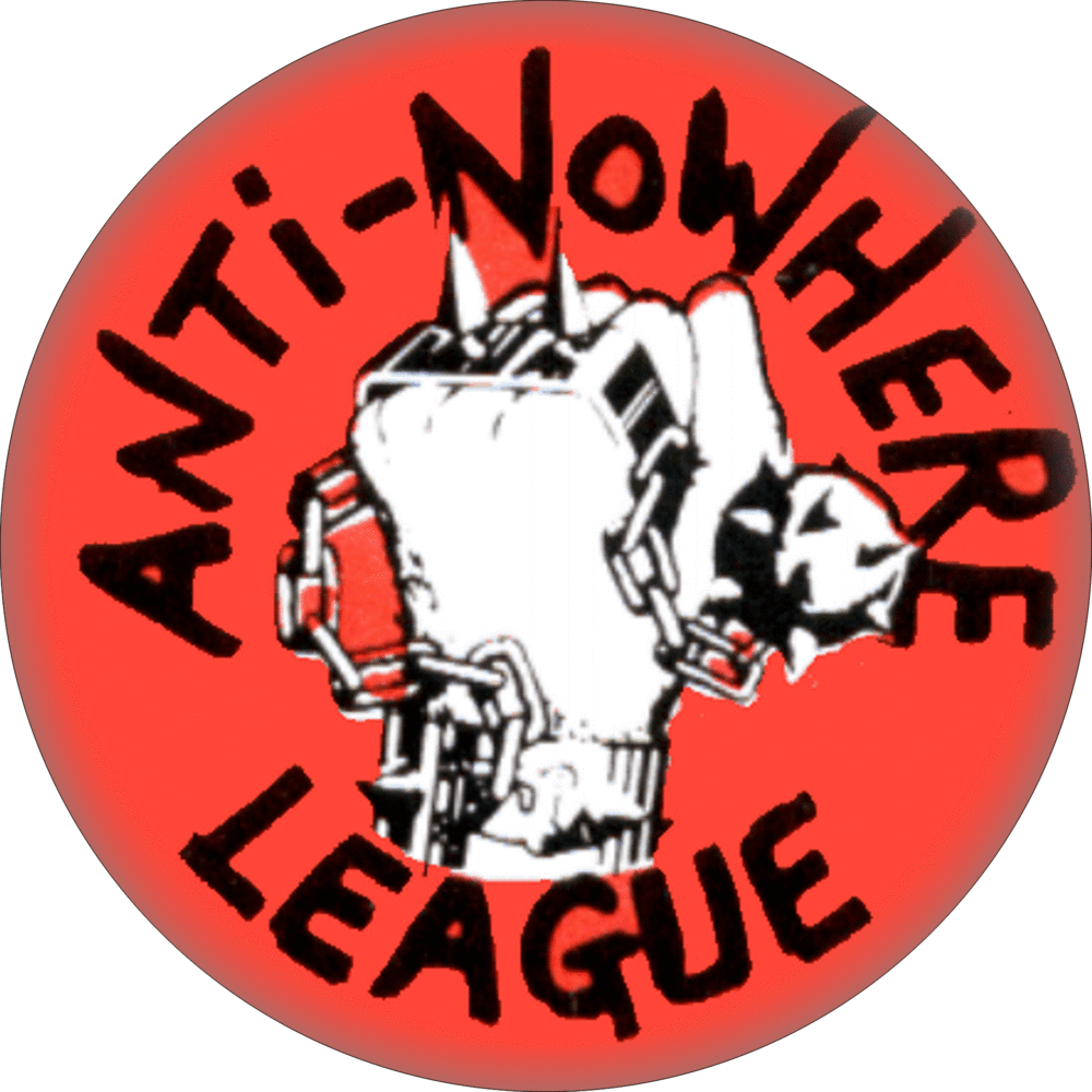Pin-on Button - 1.5 Inch - Anti-Nowhere League - Raised Fist