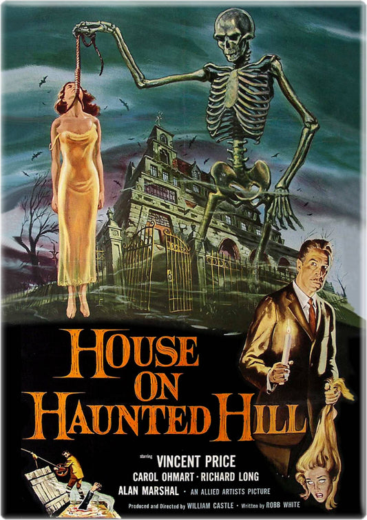 House On Haunted Hill - Movie Poster Magnet