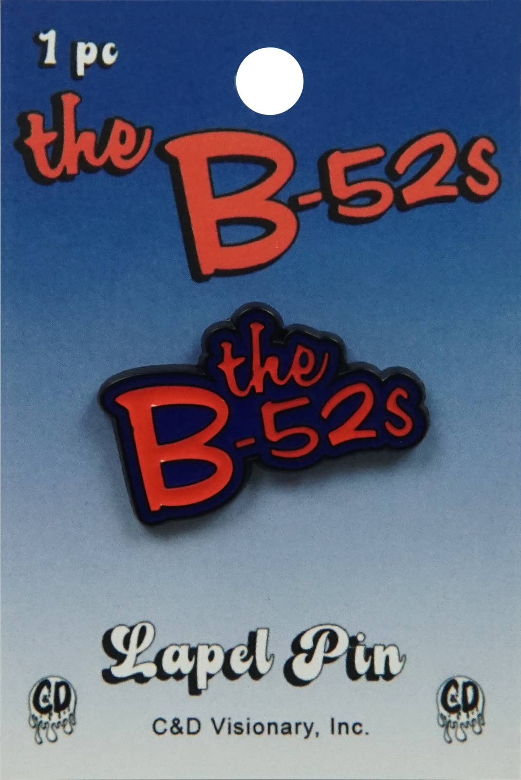 B-52s (Classic Red Logo) Enamel Pin