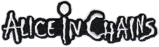 Alice In Chains - Black And White Logo Patch