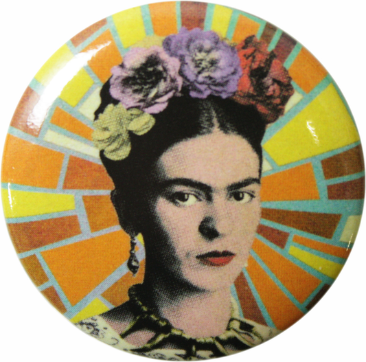 Pin-on Button - 1.25 Inch - Frida Kahlo