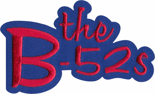 B-52's, The - Blue And Red Logo Patch