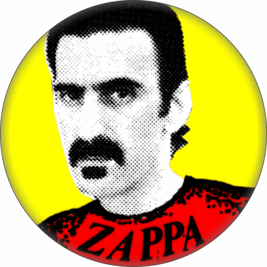 Frank Zappa Pin-on Button - 1.5 Inch