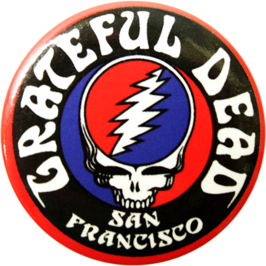 Grateful Dead - "San Francisco" Pin-on Button - 1.25 Inch