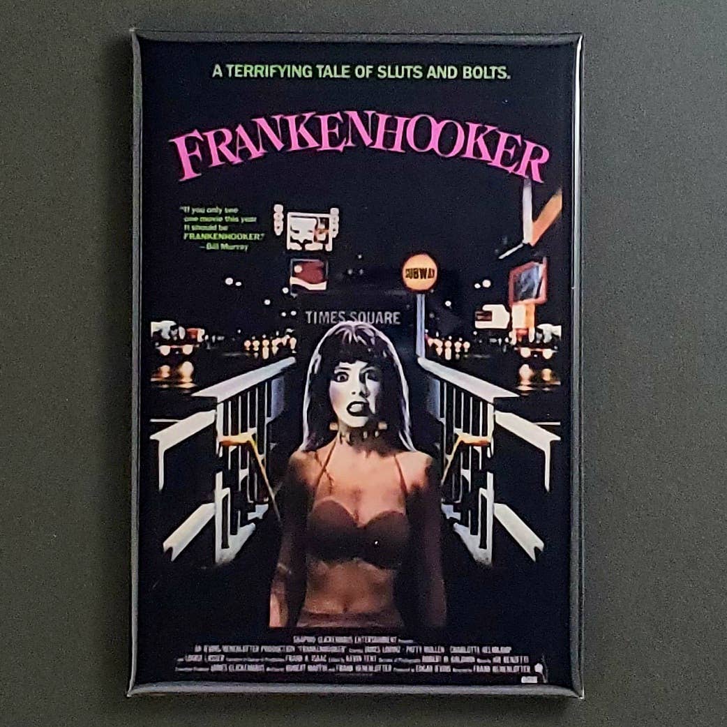 FRANKENHOOKER Movie Magnet, Button, Wholesale, Lot, DVD